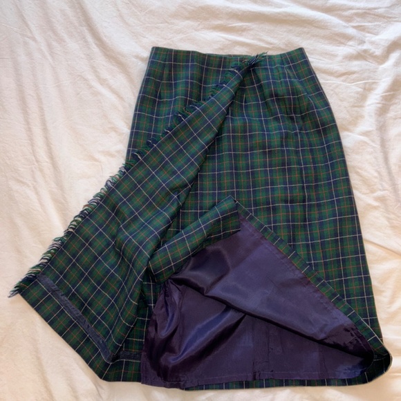 Talbots Vintage Tartan Skirt - Picture 2 of 3